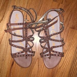 Pre Loved Sam Edelman studded sandals.